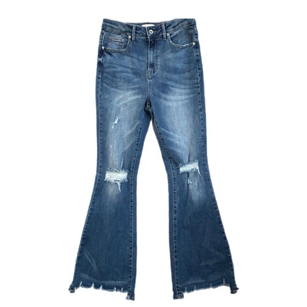 Special A Lead You Through Denim Flare Jeans Distressed SIZE 9 BRAND NEW!